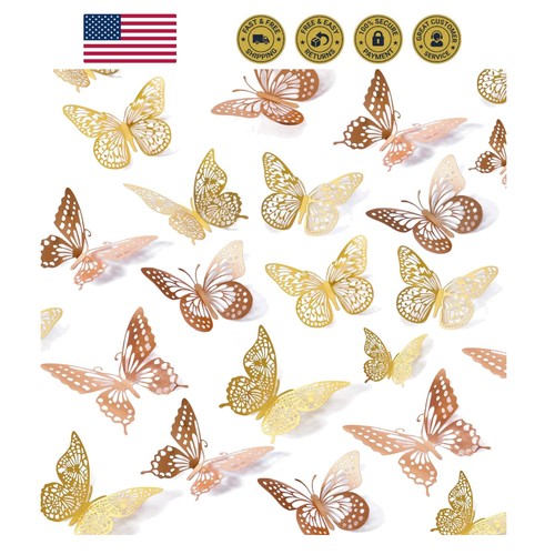 Butterfly wall decor - 3d,